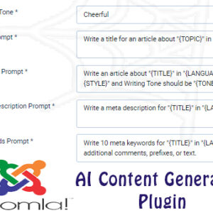 Webbersai Content Generator For Joomla Articles