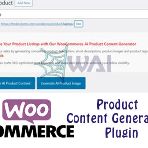 Webbersai Woocommerce Product Content Generator