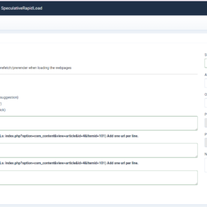 Webbersai Speculative Rapid Load Plugin For Joomla